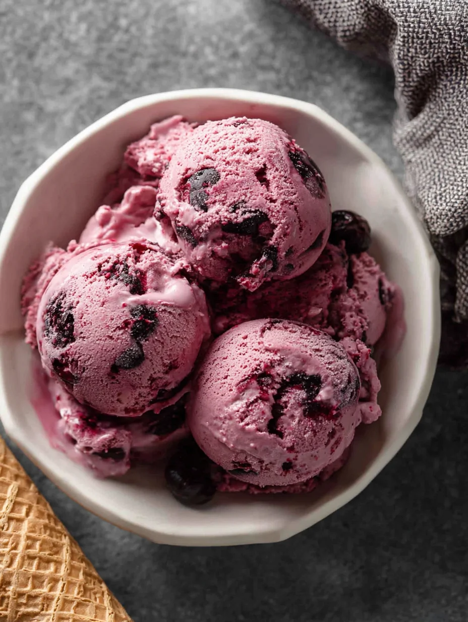 Huckleberry Ice Cream