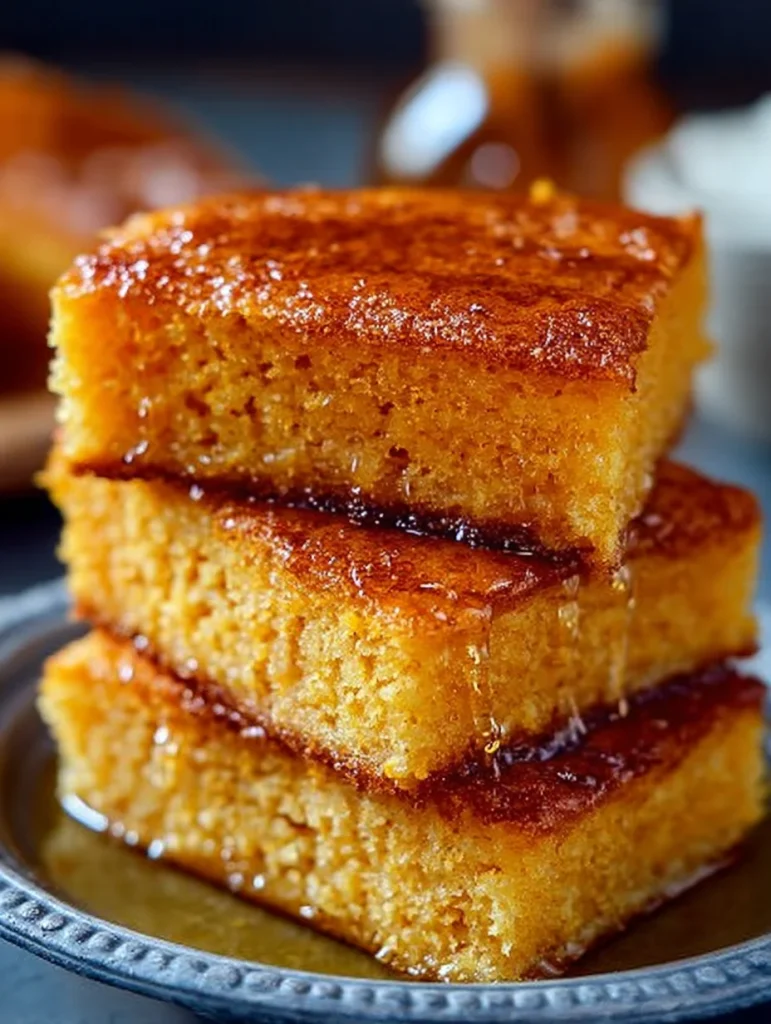 Honey Butter Sweet Potato Cornbread