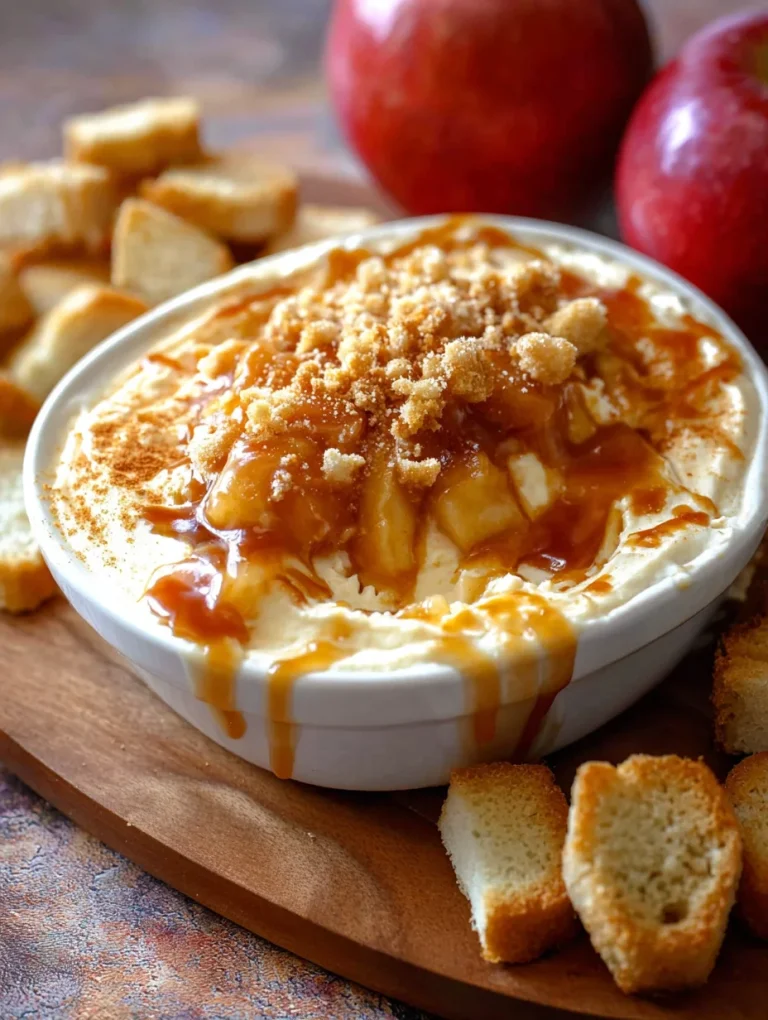 caramel apple cheesecake dip recipe