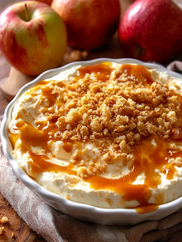 caramel apple cheesecake dip recipe
