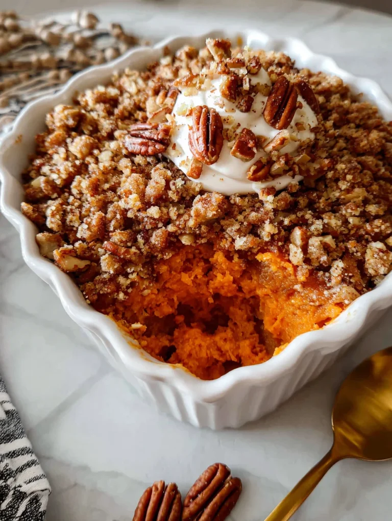 Southern Maple Sweet Potato Casserole
