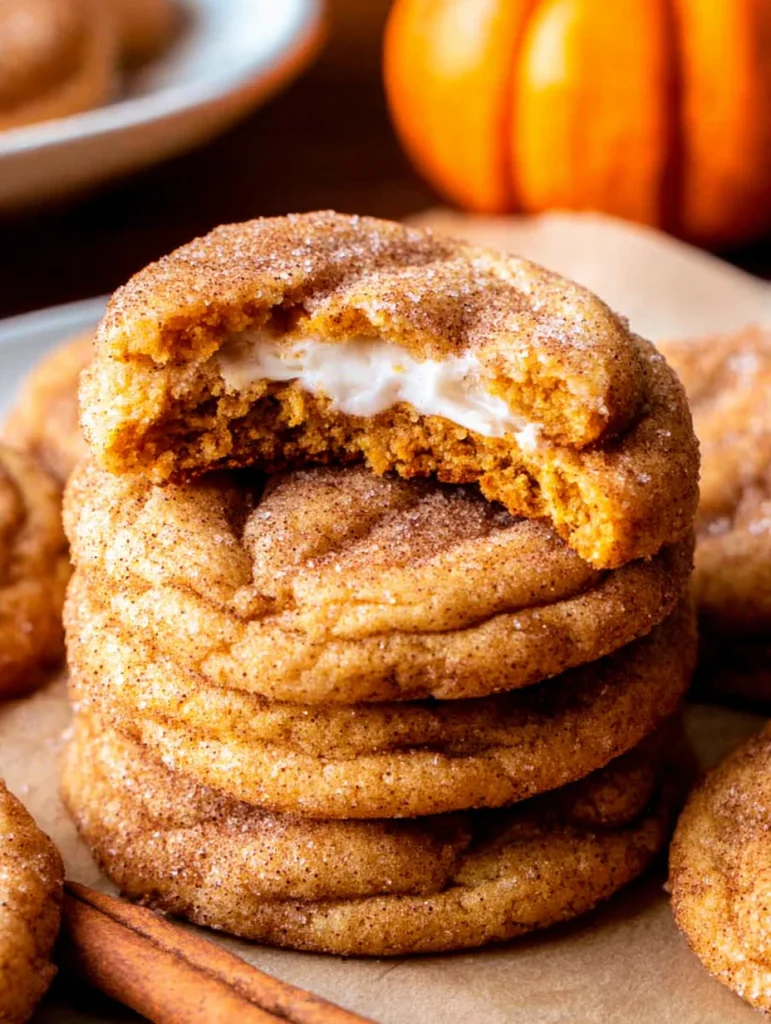Pumpkin Cheesecake Cookies