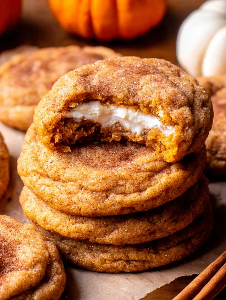 Pumpkin Cheesecake Cookies