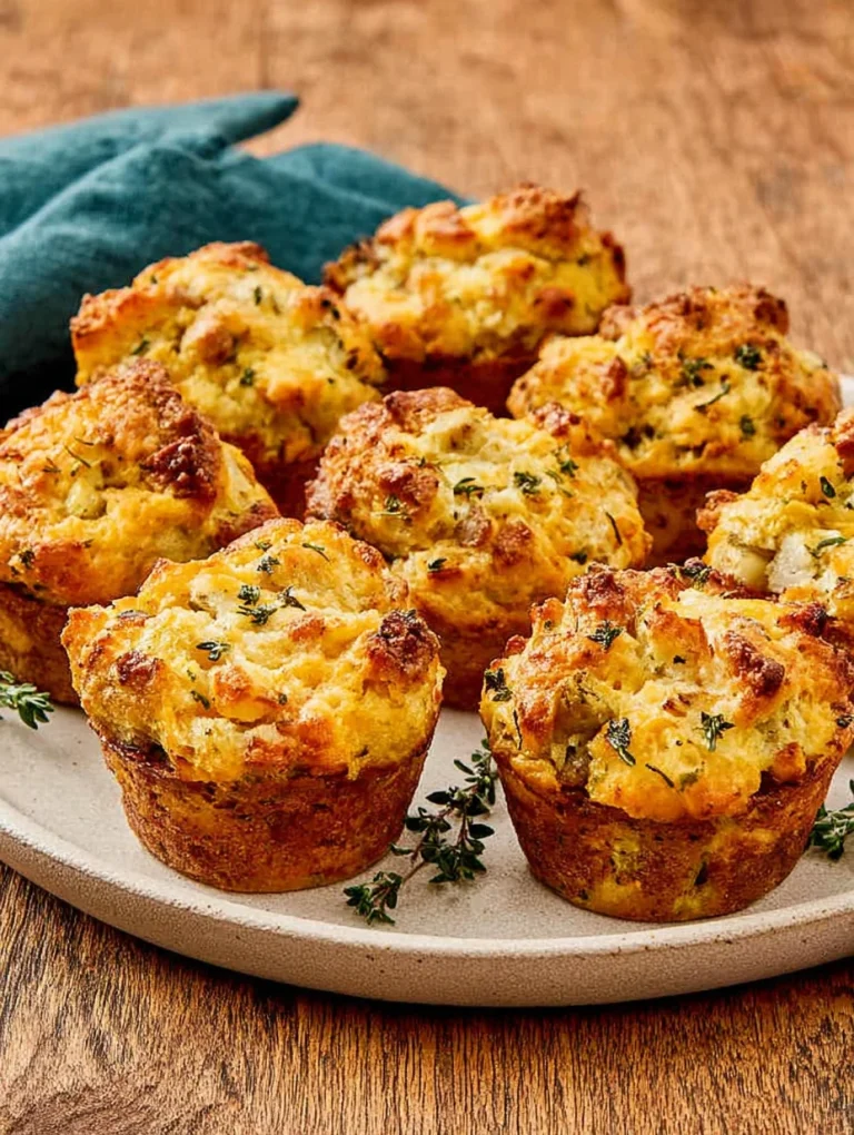 Thanksgiving Stuffing Muffins