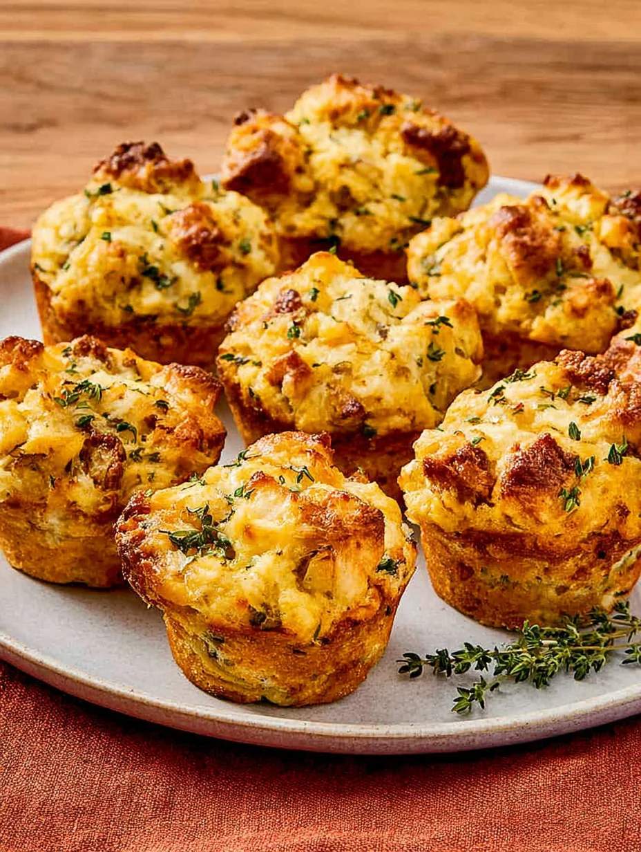 Thanksgiving Stuffing Muffins