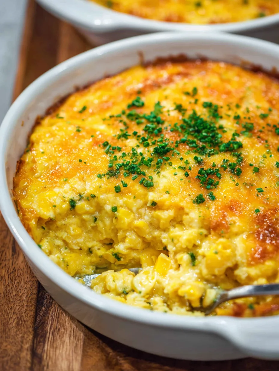 Cheesy Jiffy Corn Casserole