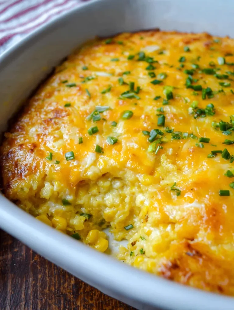 Cheesy Jiffy Corn Casserole