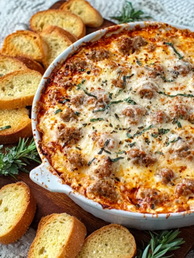 Spicy Italian Sausage Dip