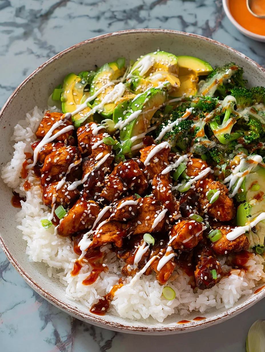 Asian Chicken Rice Bowl