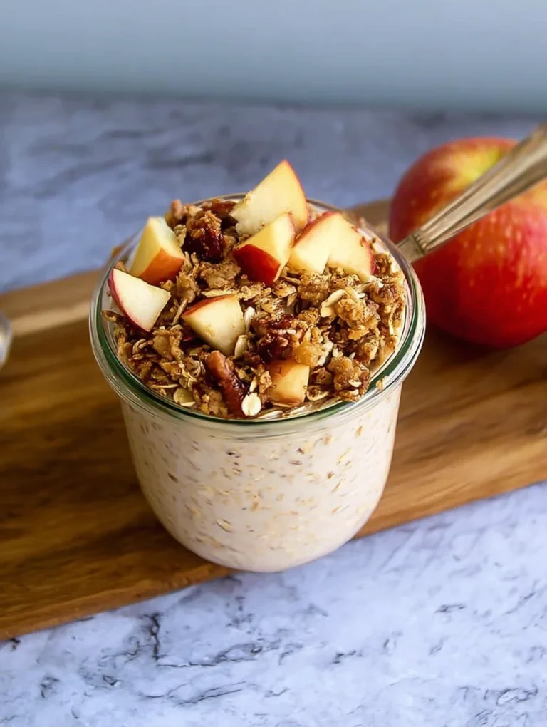 Apple Crumble Overnight Oats