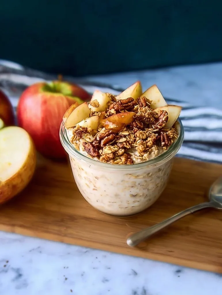 Apple Crumble Overnight Oats