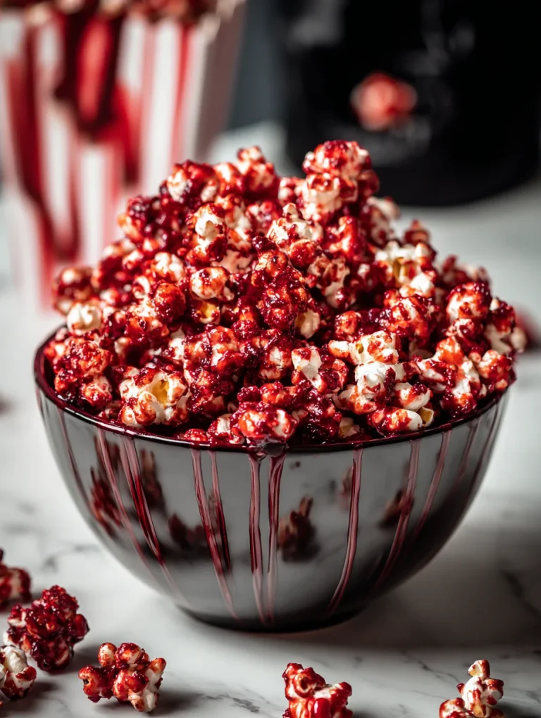Bloody Red Velvet Popcorn