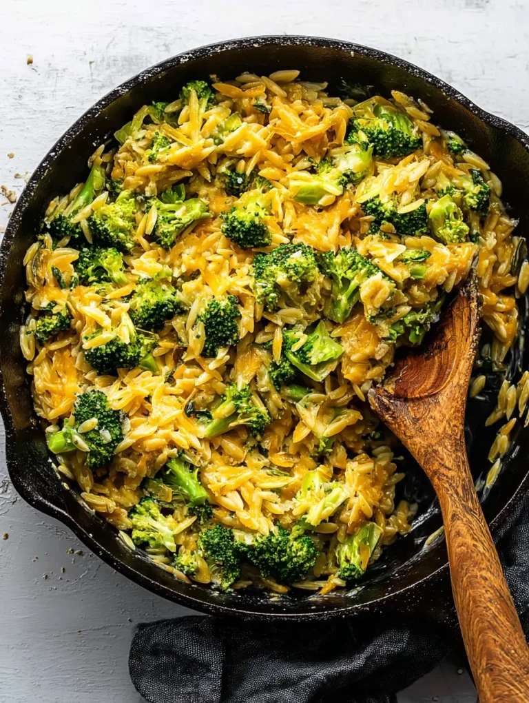 Broccoli Cheddar Orzotto