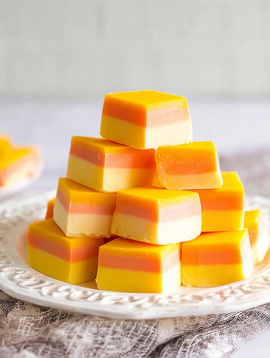 Candy Corn Fudge
