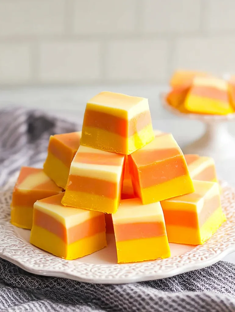 Candy Corn Fudge