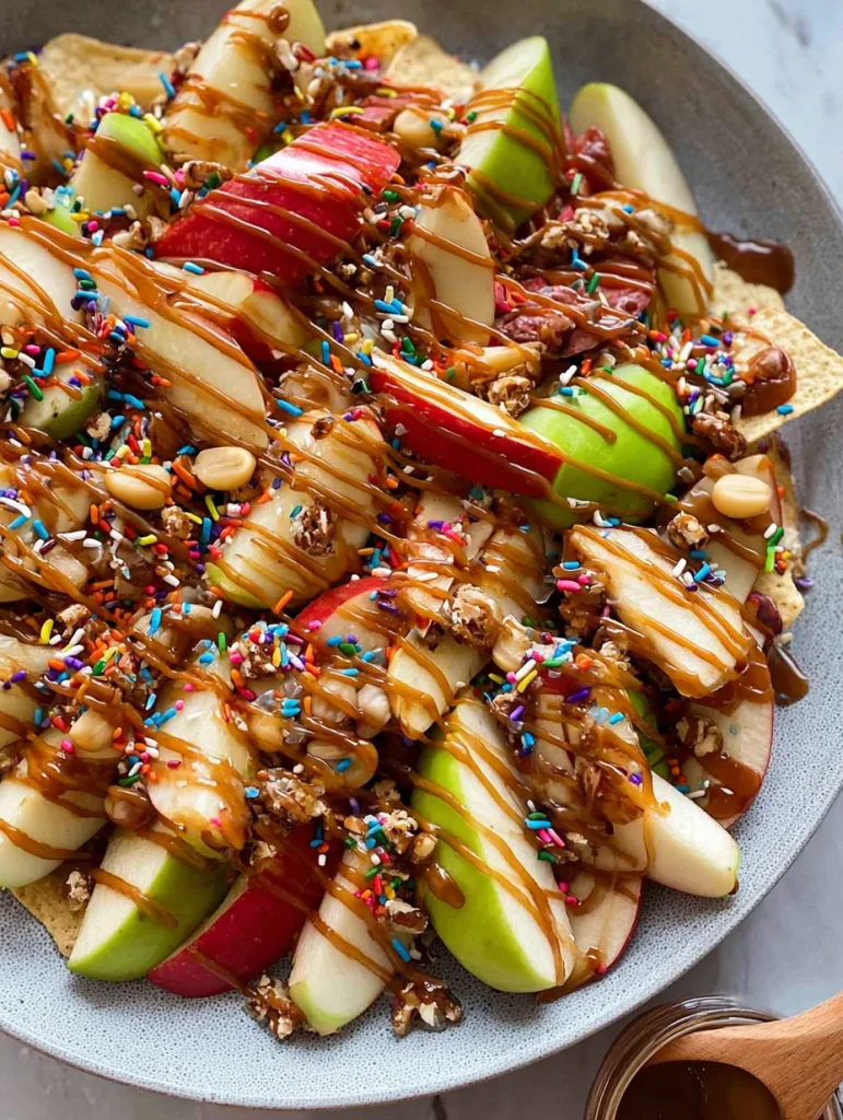 Caramel Apple Nachos