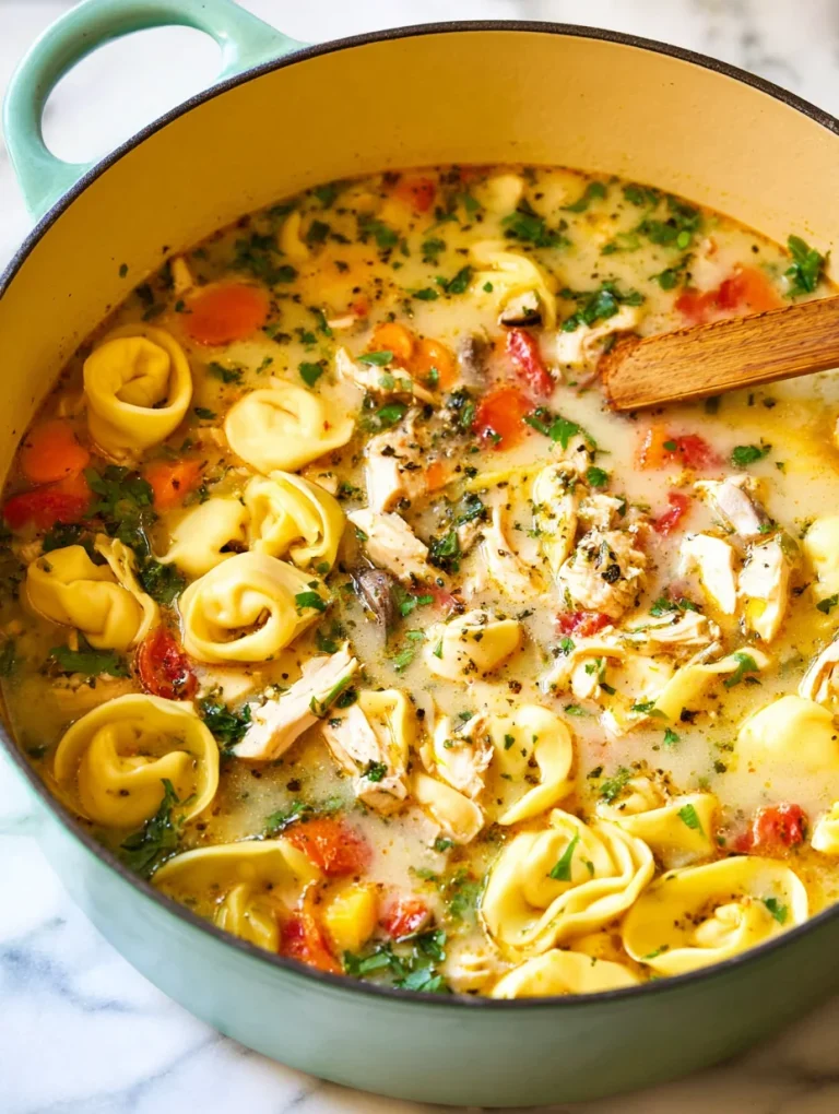 Chicken Tortellini Soup
