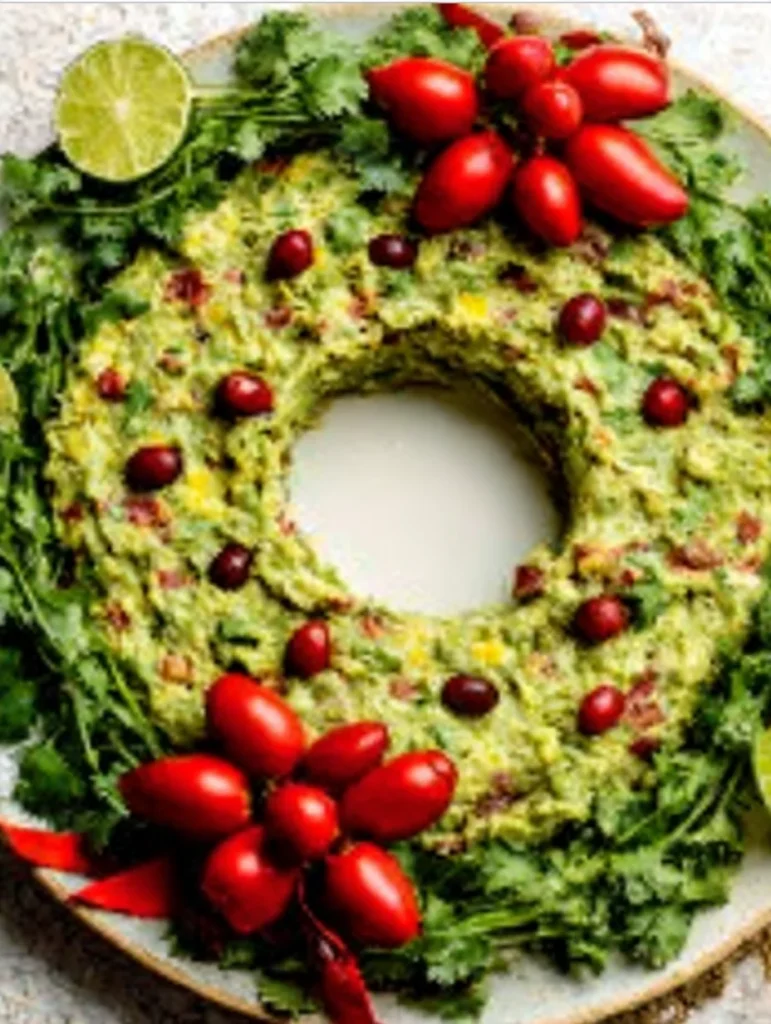 Christmas Wreath Guacamole