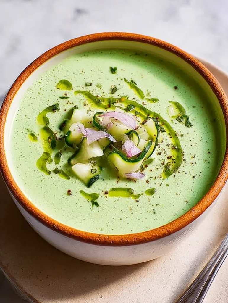 Cold Cucumber Soup Recipe