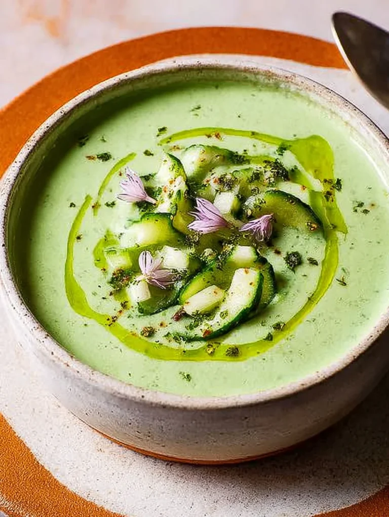 Cold Cucumber Soup Recipe