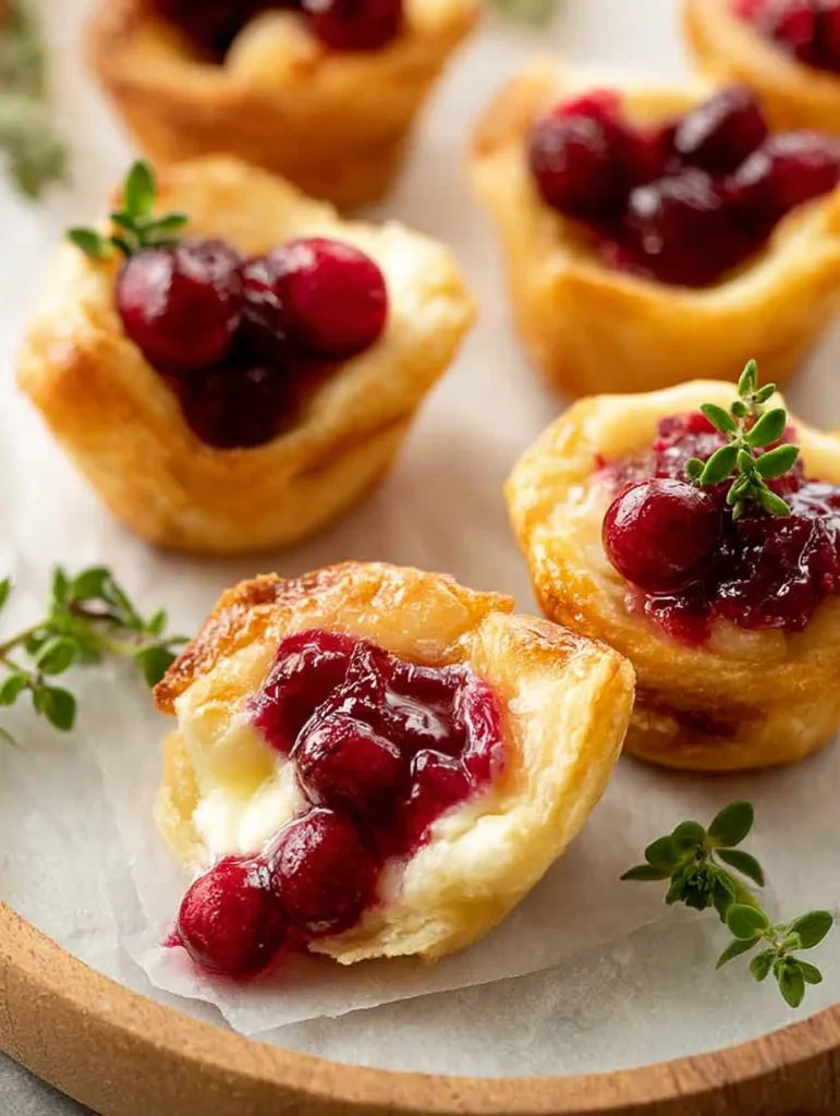 Cranberry Brie Bites