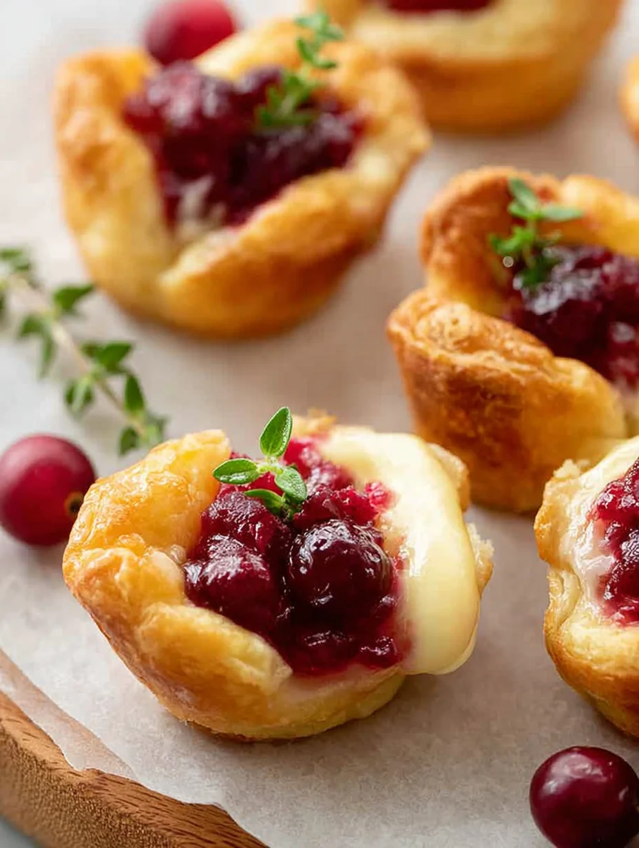 Cranberry Brie Bites