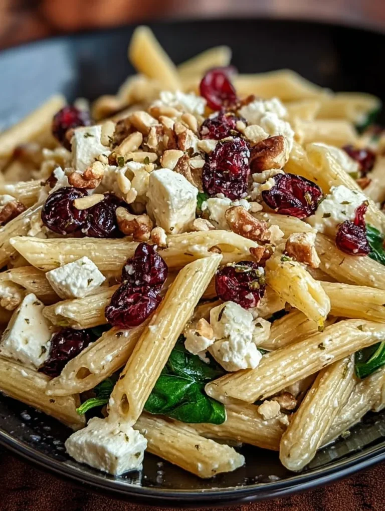Cranberry Cream Cheese Pasta