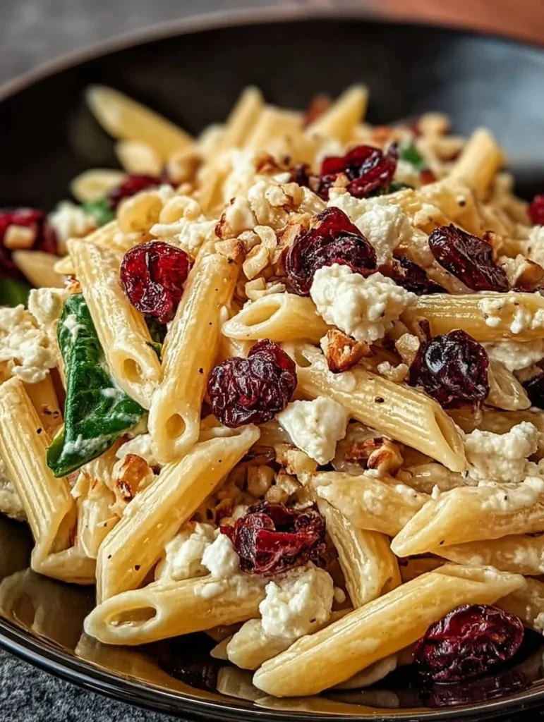 Cranberry Cream Cheese Pasta