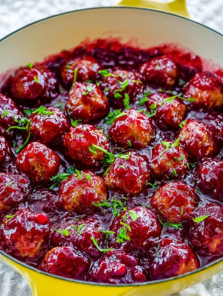 Cranberry Meatballs