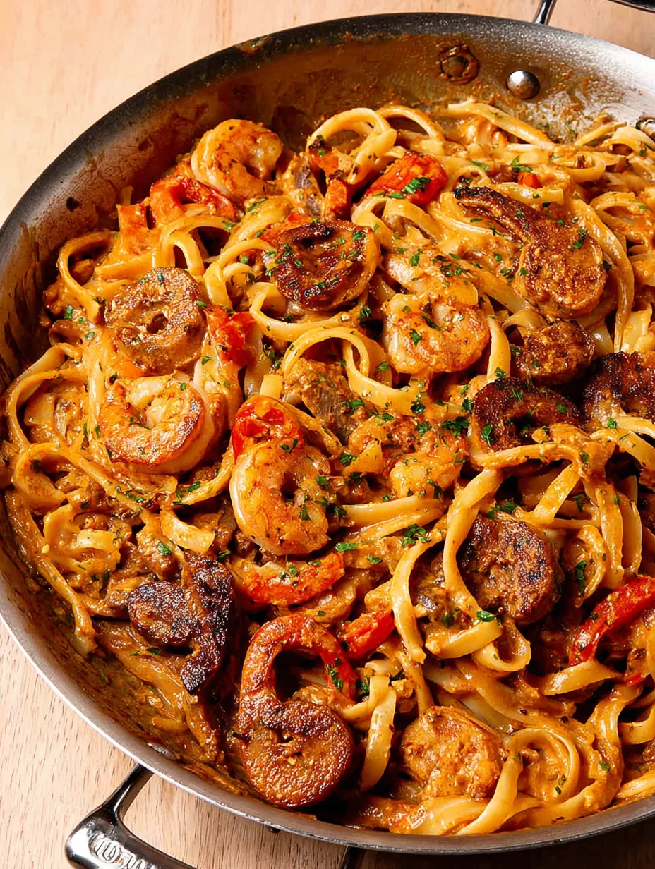 Creamy Cajun Shrimp Pasta