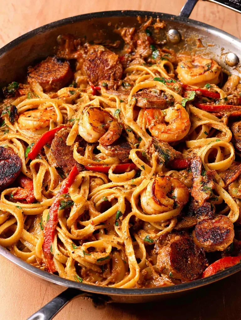 Creamy Cajun Shrimp Pasta
