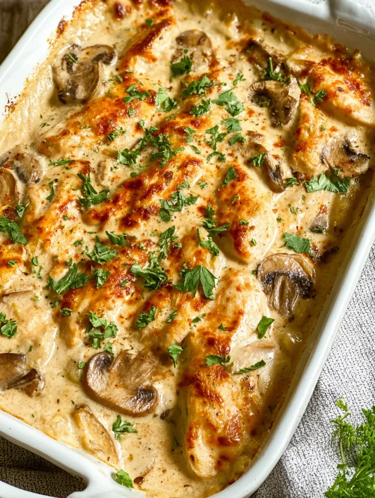 Creamy Low Carb Chicken Casserole