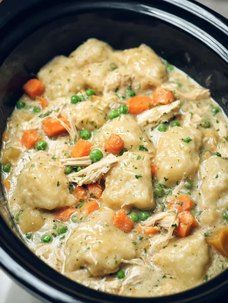 Crock Pot Chicken & Dumplings