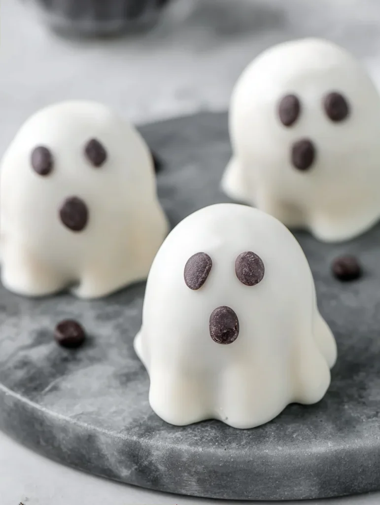 Ghost OREO Ball Truffles For Halloween