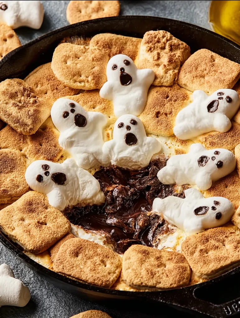 Ghost S’mores Dip