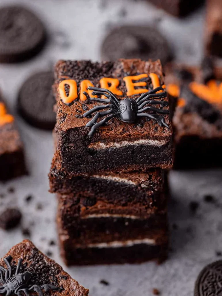 Halloween Oreo Brownies Recipe