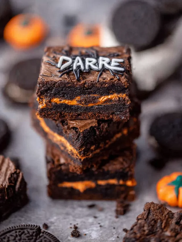 Halloween Oreo Brownies Recipe