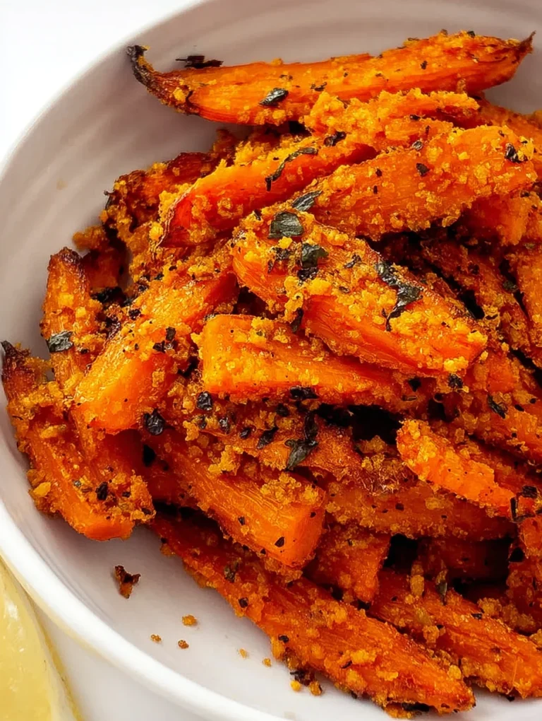 Healthy Smashed Carrots
