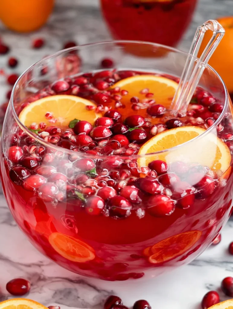 Holiday Punch or Festive Mocktails