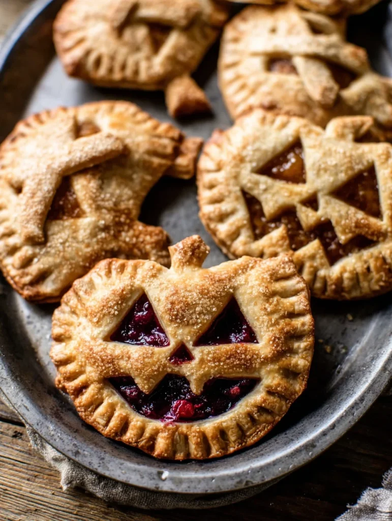 Jack-O-Lantern Hand Pies