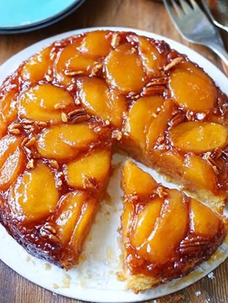 Miso Apple & Pecan Tarte Tatin