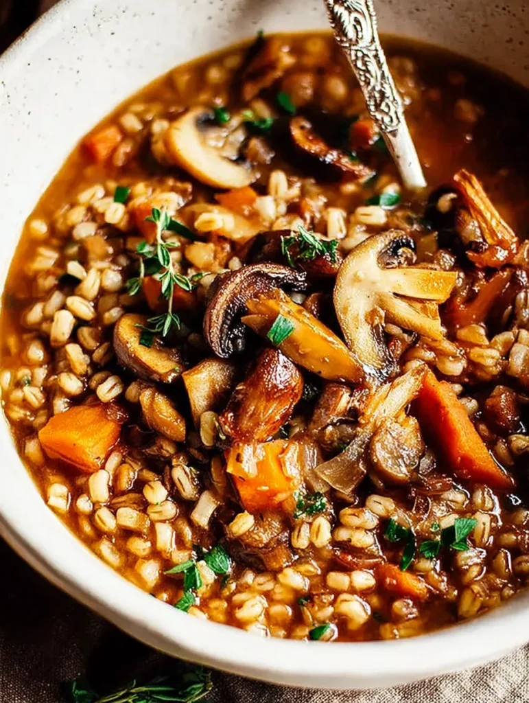 Mushroom & Barley Stew