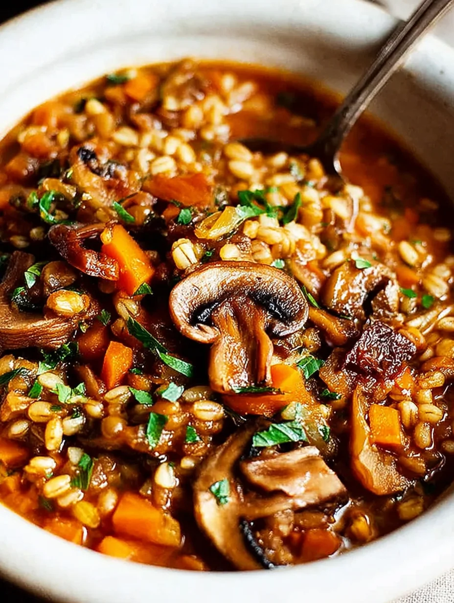 Mushroom & Barley Stew