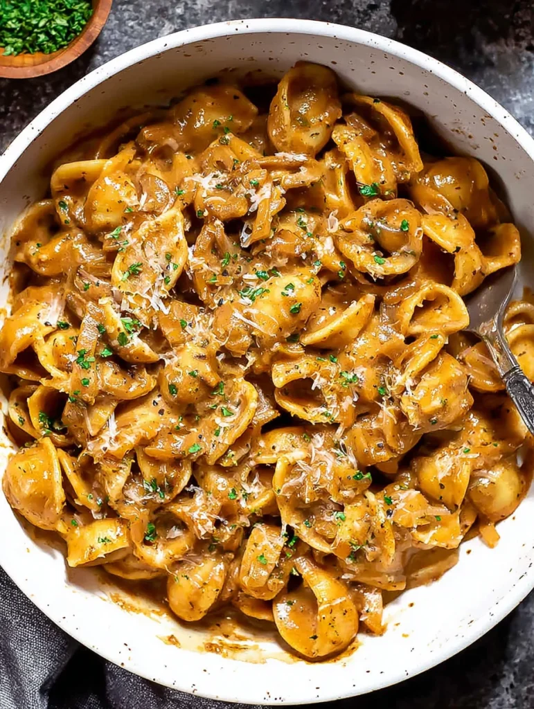 One-Pot French Onion Pasta
