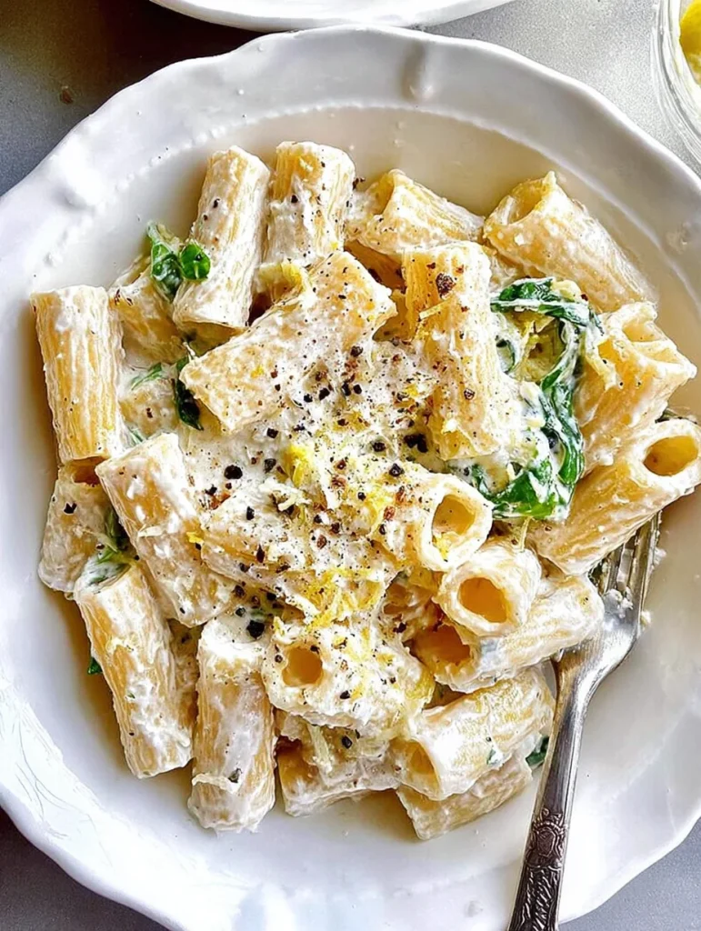 One Pot Lemon Ricotta Pasta