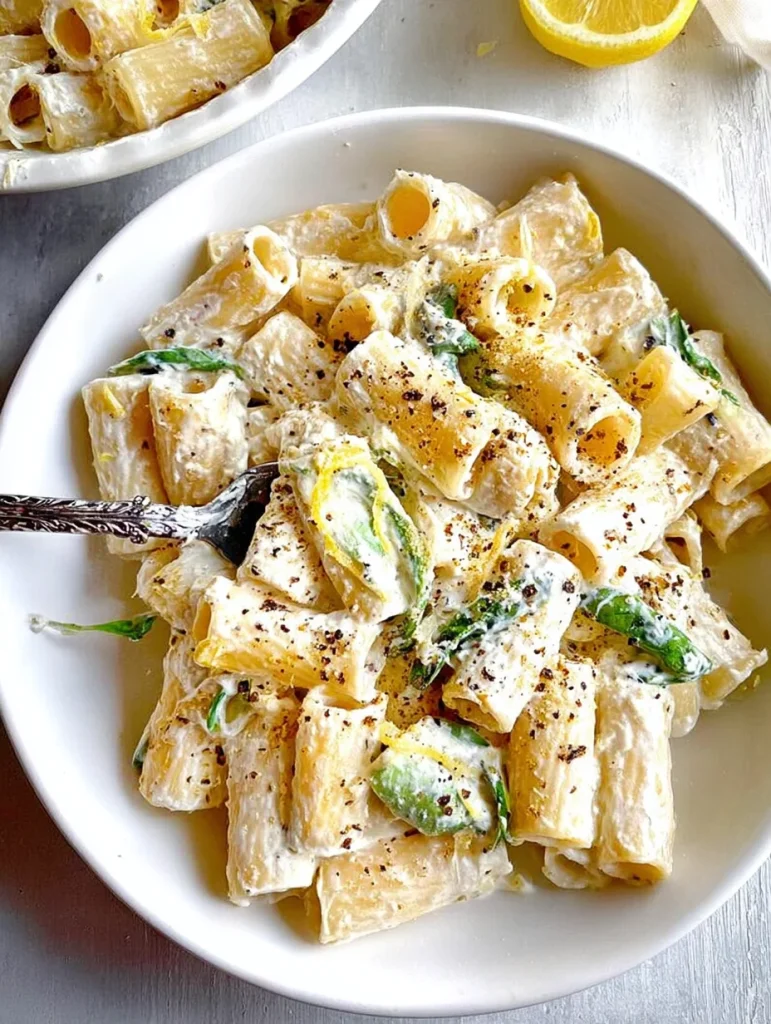One Pot Lemon Ricotta Pasta