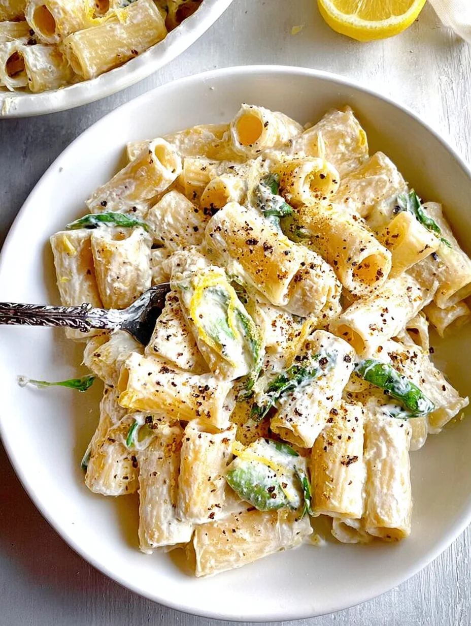 One Pot Lemon Ricotta Pasta