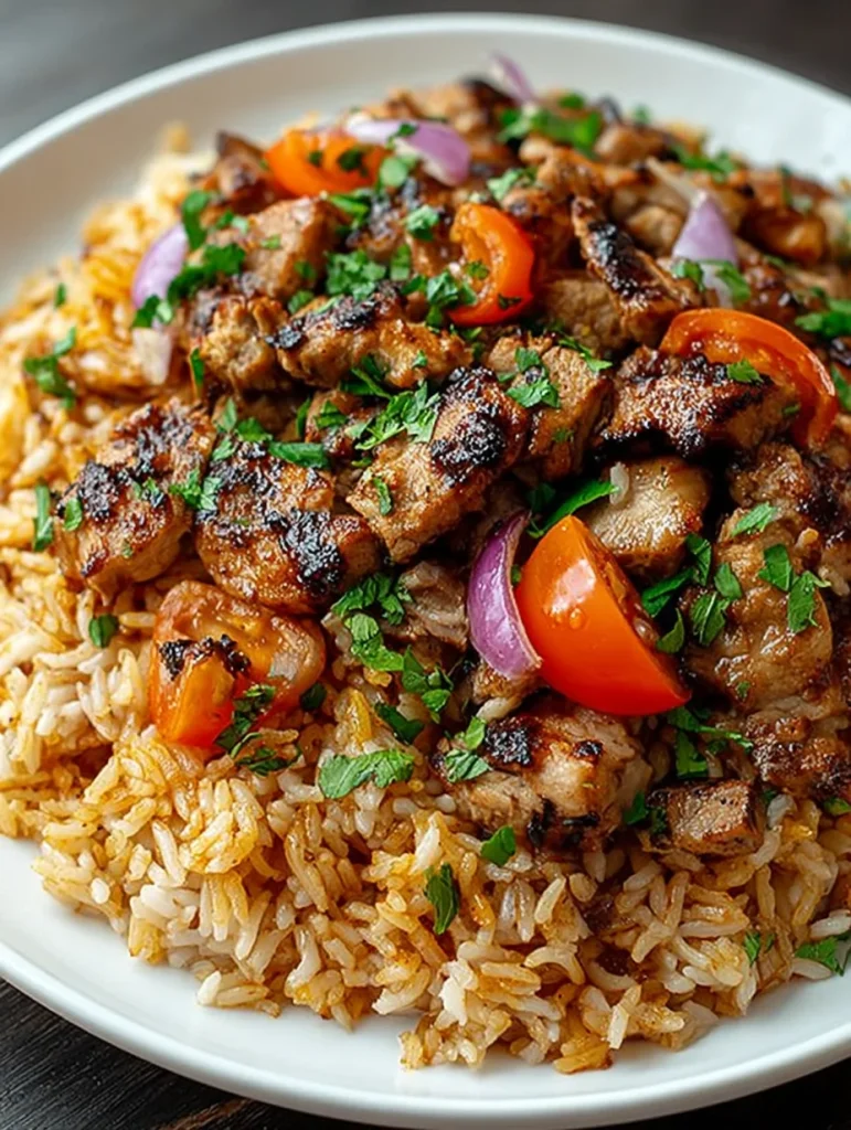 One Pot Shawarma Chicken And Rice