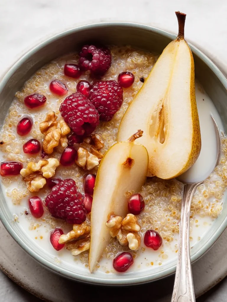 Pear & Walnut Quinoa Porridge