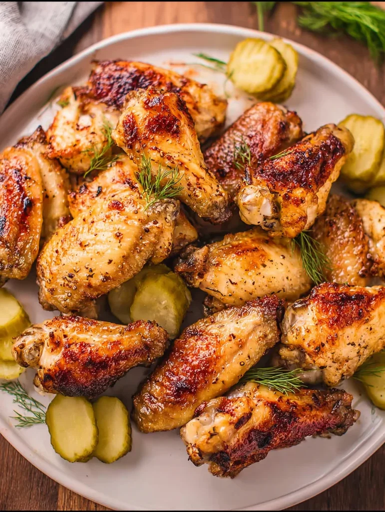 Pickle-brine chicken wings